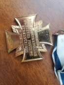 Крест Стрелецкого Союза с лентой, Познань 1857. Состояние!