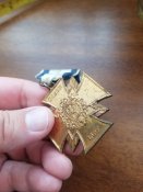 Крест Стрелецкого Союза с лентой, Познань 1857. Состояние!