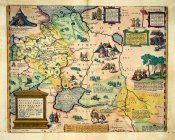 Карта Ортелиуса 1570 г