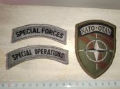 Шевроны NATO, special force,  special operations на велкро