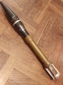 Выстрел гранатомёта ПГ-9С/ инертный