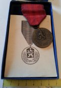 Чехословакия Медаль на документе
