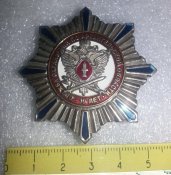 знак/медаль службы исполнения наказания РФ