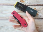 Складной нож от компании Ka-Bar. Модель Dozier Folding Hunter Red (4062RD). Оригинал