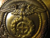 Пряжка Германия ВМВ, мат-л латунь.