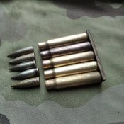 ММГ. Обойма набоїв на Маузер Гевер 98.