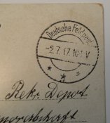 104-х летняя Оригинальная немецкая открытка времен  WW1 «Привет из полка».