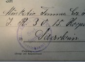 104-х летняя Оригинальная немецкая открытка времен  WW1 «Привет из полка».