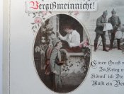 105-ти летняя Оригинальная немецкая открытка времен  WW1  «Не забывай меня»
