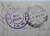 105-ти летняя Оригинальная немецкая открытка времен  WW1  «Не забывай меня»