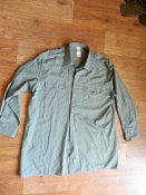 Рубашка армейская Швейцария олива 50% хлопок 50% полиэстер size хL/52р. (По биркеворот 45)