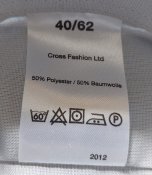Рубашка Cross Fashion Ltd + шеврон Suisse, ворот 40, склад, 2012 г, армия ВС Швейцарии
