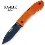 Складной нож от компании Ka-Bar. Модель Dozier Folding Hunter Blaze Orange (4062BO). Оригинал