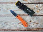 Складной нож от компании Ka-Bar. Модель Dozier Folding Hunter Blaze Orange (4062BO). Оригинал
