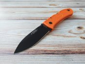 Складной нож от компании Ka-Bar. Модель Dozier Folding Hunter Blaze Orange (4062BO). Оригинал