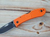 Складной нож от компании Ka-Bar. Модель Dozier Folding Hunter Blaze Orange (4062BO). Оригинал