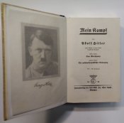 Германия книга 1939 г. Майн Кампф Моя Борьба Адольф Гитлер, Mein Kampf Adolf Hitler, оригинал, 782ст