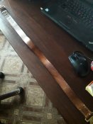 Ремень скаута с литой латунной прягой и кожаным полотном(За Вашу цену старт с 1-й гривны)