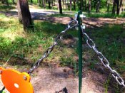 Комплект мишеней "Гирдянда на 5 гонгов" для калибра 22LR. Сателит (776)
