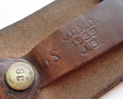 Ремень кожаный РККА Ленд-лиз 1939 США 111 см состояние