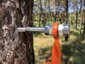 Мишень "Вертушка 100мм" для калибра 22LR Сателит (768)