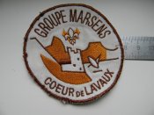 нашива,скаут,герб.groupe marsens coeur de lavaux.