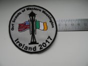 нашива,скаут,герб.girl scouts of western washington Ireland 2017