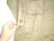 Куртка-ветровка однотонная Олива р.XXS - coat man's field (Британия или США). лот №33