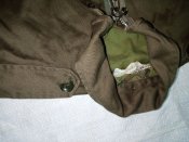 Куртка-ветровка однотонная Олива р.XXS - coat man's field (Британия или США). лот №33