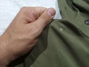 Куртка-ветровка однотонная Олива р.54. лот №32