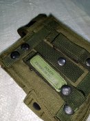 Подсумок тактический однотонный Олива. Оригинал. Новый