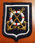 Шеврон, нашивка для декора, ткань, якорь, спасательный круг, флот, Великобритания