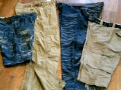 Камуфляж шорты + штаны 4 пары в лоте разм.XL
