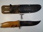 Нож норвежский охотничий SVALBARD со Шпицбергена в родном чехле, 70-е г.