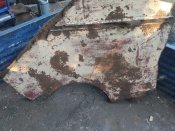 Часть подбашенного листа от "Тигра" Panzerkampfwagen VI