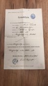 Документ Германия 1894 год.