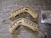 Рельсы для каски в койоте (1 шт.)