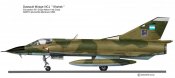 Французский военный самолёт "Мираж".