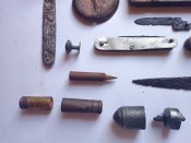 Личные вещи с блиндажа по ВОВ