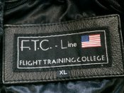 F.T.C.- Line - фирменная кожаная куртка (пилот) разм.XL