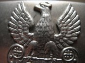 Пряжка Польша, с накладным орлом__распродажа по себестоимости