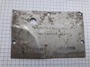 Табличка с нем.радиостанции на ВВ2