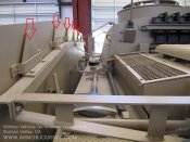 Зуби для додаткової броні (екранів) Sturmgeschütz IV  5 шт.