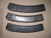 Три секторных магазина ППШ в штатном подсумке (клейма)