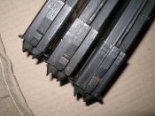 Три секторных магазина ППШ в штатном подсумке (клейма)