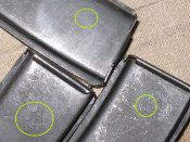 Три секторных магазина ППШ в штатном подсумке (клейма)
