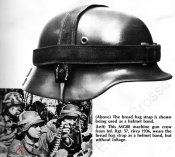 Ремень сухарки Luftwaffe - к сумке или на каску, простеганый