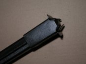 Секторный магазин ППШ, клеймо завода «Красный штамповщик», г.Москва