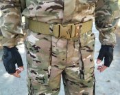 Тактический брючной ремень с фиксатором Blackhawk tactical (койот)