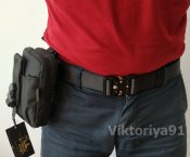 Тактический брючной ремень с пряжкой tactical (Разные цвета) черный